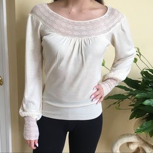 The Limited Cream Colored Knitted Sweater